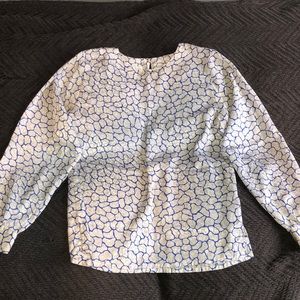 Vintage print blouse